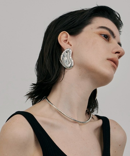 ピアス 「金属アレルギー対応」Heart Leaf Pierce/ハートリーフピアス 