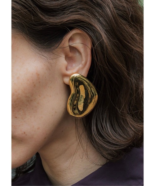 ピアス 「金属アレルギー対応」Heart Leaf Pierce/ハートリーフ