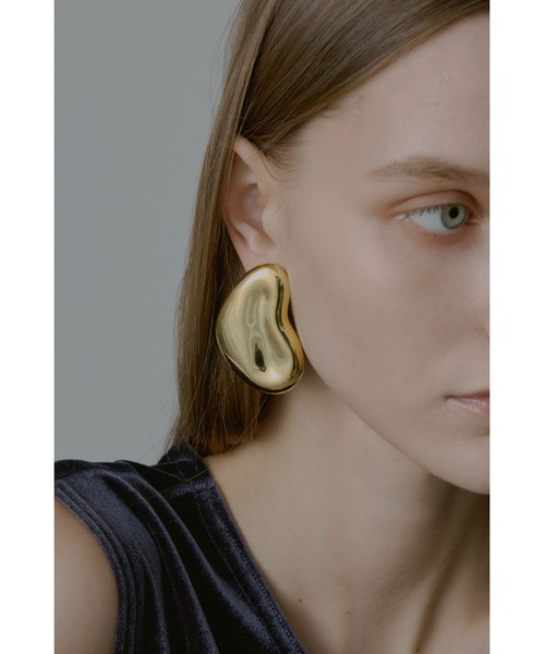 ピアス 「金属アレルギー対応」Heart Leaf Pierce/ハートリーフピアス  