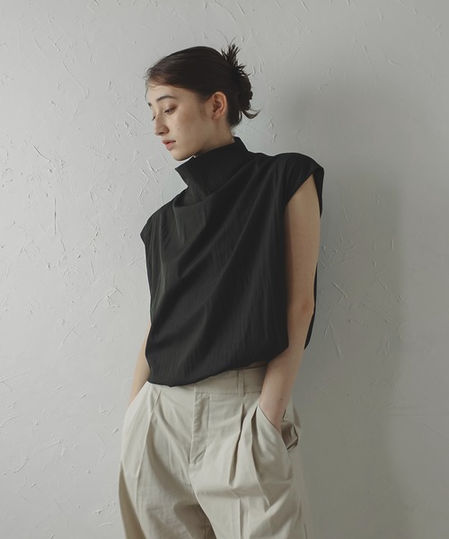 tシャツ 「MINERTE」bottleneck balloon pullover / ボトルネックバルーンプルオーバー レディース | MINERTE
