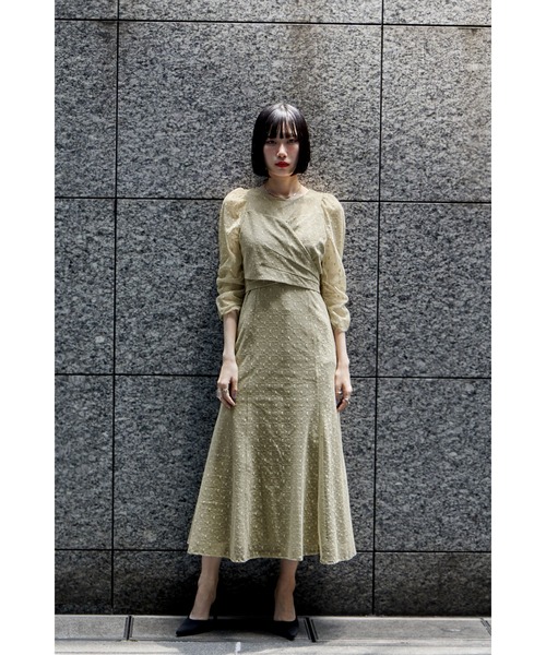 etoll. ドレス カシュクールデザインフレアドレス : ZOZOTOWN