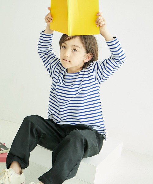 ROPE' PICNIC（ロペ ピクニック） tシャツ 「KIDS」細ボーダー天竺