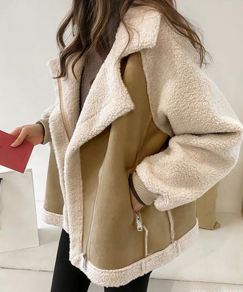 INASTUDIOS（イーナストゥディオス） ムートンコート ボアコート