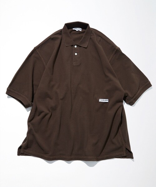 CAHLUMN（カウラム） ポロシャツ 半袖 Over dye Polo Shirt/オーバー