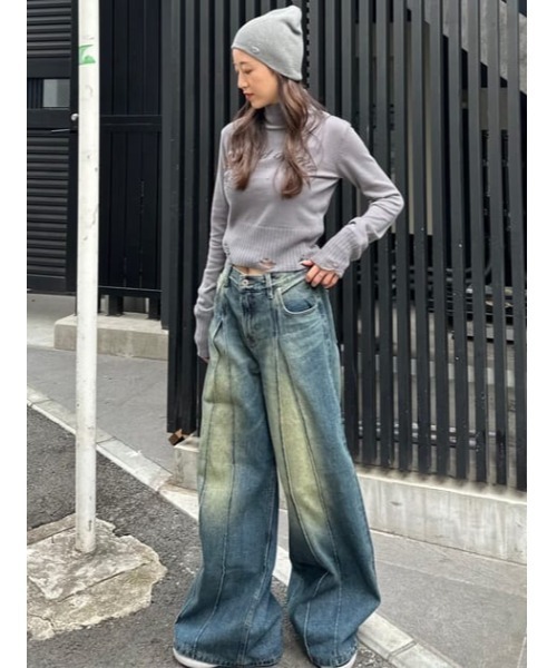 LAGUA GEM（ラグアジェム） ニット セーター CLASH OLD ニット