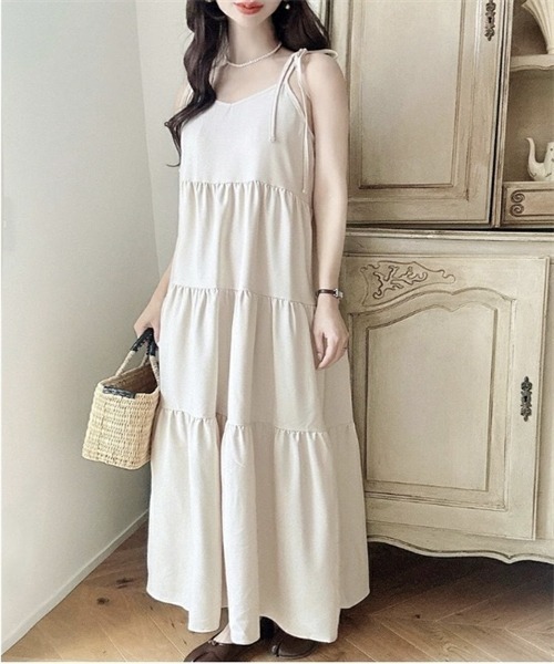 Dream garden（ドリームガーデン） ワンピース 前後2WAY マキシ丈