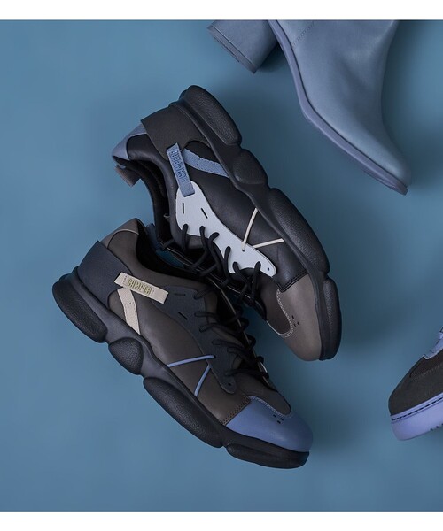 Camper レザー スニーカー カンペール CAMPER TWINS / レザースニーカー （ブラック