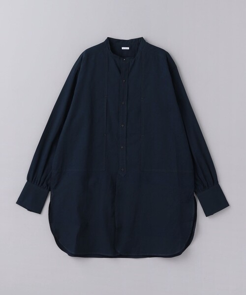 FILL THE BILL シャツ ブラウス 「FILL BILL」オックス バンドカラー 