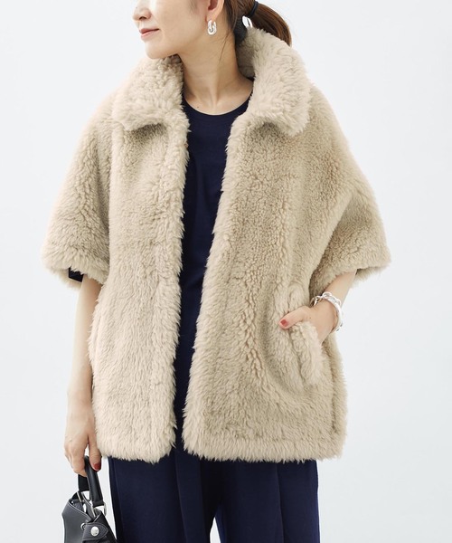 TICCA（ティッカ） ポンチョ Woolファーポンチョ 0243410033