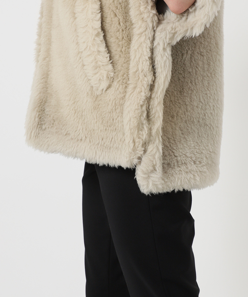 TICCA（ティッカ） ポンチョ Woolファーポンチョ 0243410033