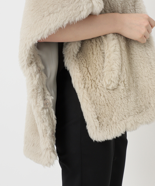 TICCA（ティッカ） ポンチョ Woolファーポンチョ 0243410033