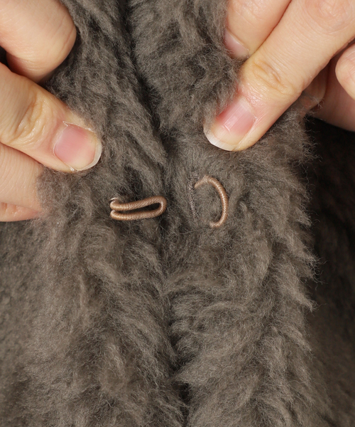 TICCA（ティッカ） ポンチョ Woolファーポンチョ 0243410033