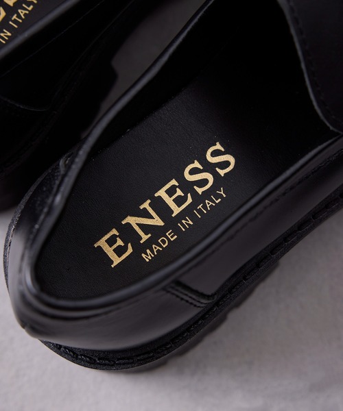 eness ローファー 「ENESS」track sole leather tassel loafer