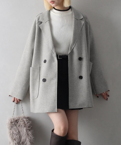 SpRay（スプレイ） コート アウター 圧縮ウールBIGジャケット