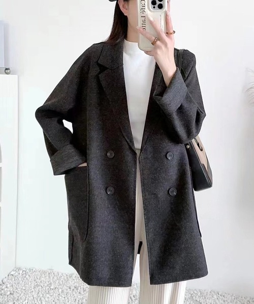 SpRay（スプレイ） コート アウター 圧縮ウールBIGジャケット