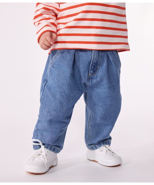 PETIT BATEAU パンツ デニムパンツ キッズ 子供服 : ZOZOTOWN