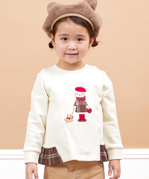 KP ケーピー mimiちゃん 夏服まとめ売り 半袖 7分丈レギンス 80cm KP(ケーピー)mimiアップリケハート風船トレーナー(80～150)(80cm