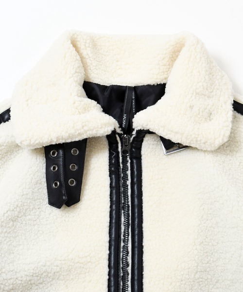 ブルゾン アウター sheep boa B-3 flight jacket/シープボア フライト