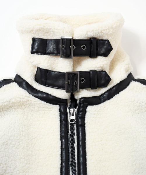 ブルゾン アウター sheep boa B-3 flight jacket/シープボア フライト