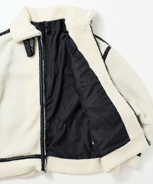 ブルゾン アウター sheep boa B-3 flight jacket/シープボア フライト
