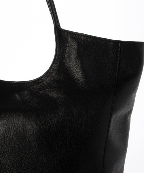 ペルケ（perche’）/【A4ファイル対応】ペルケ perche / ガーメントレザー・サスティナブルサークルトート perche（ペルケ） トートバッグ perche / ガーメントレザー