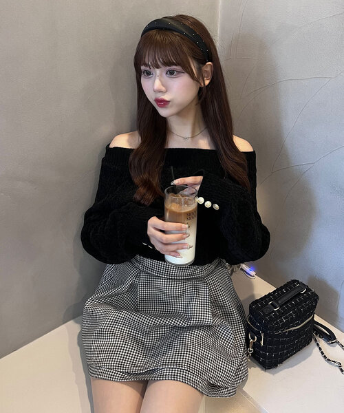 OLIVE des ワンピース Yui企画 ドッキングミニワンピ レディース