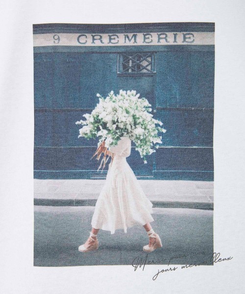 値下げ！最終価格！フラワープリントTシャツ tシャツ flower print t-shirt／フラワープリントTシャツ
