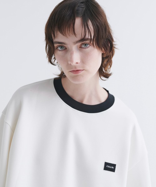 Cotton Double Knit Embroidery Patch Drawstring Long Sleeve Pullover メンズ レディ