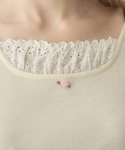 tシャツ ローズモチーフカットソー/rose ...の詳細画像1