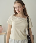 tシャツ ローズモチーフカットソー/rose ...の詳細画像4