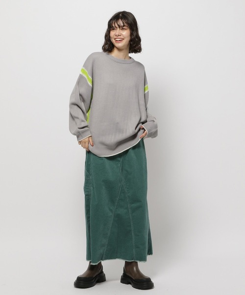 niko and…（ニコアンド） 長袖ニット MEDIUM アイボリー レディース