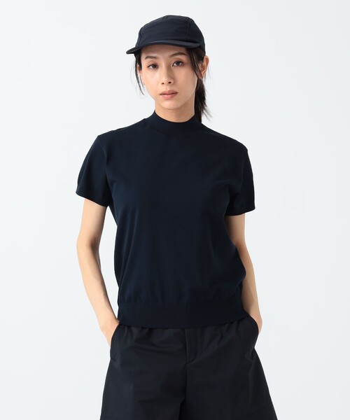 tシャツ 「WOMEN」B.G.THREE / ALL-TIME モックネック ニット レディース