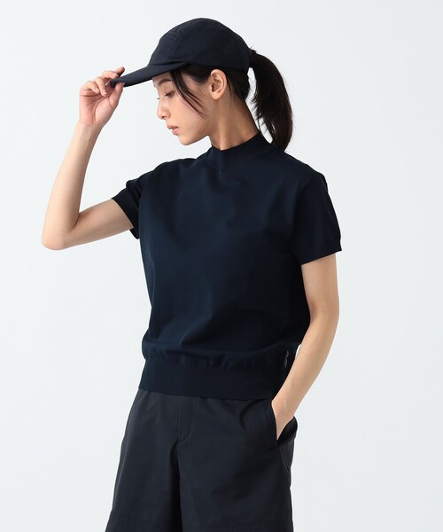 tシャツ 「WOMEN」B.G.THREE / ALL-TIME モックネック ニット レディース