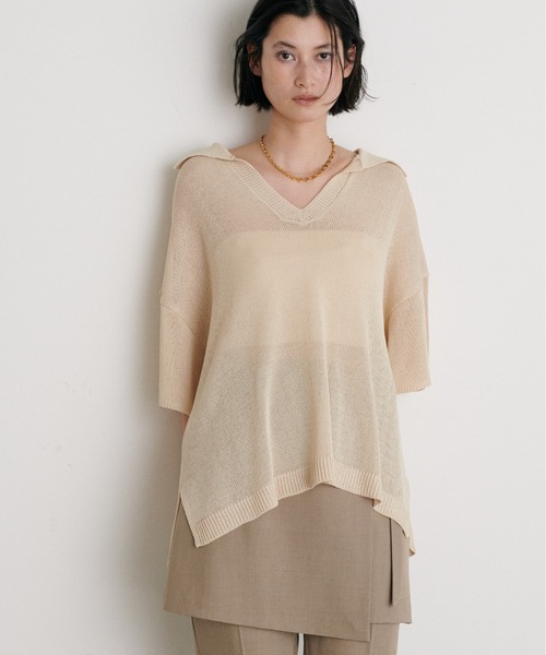 半袖でニット ワンフォークロージング 1111clothing ワンフォークロージング