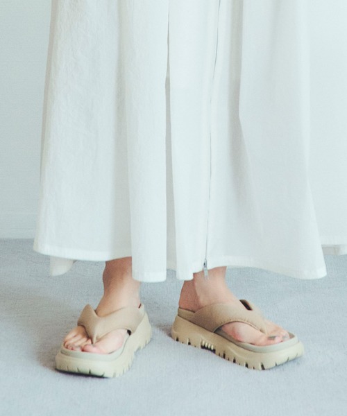 SHAKA サンダル 厚底 パフィ トングサンダル KHAZANA THONG EX
