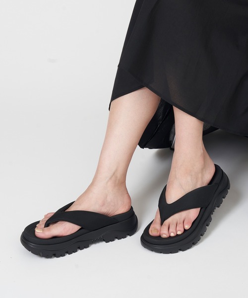 SHAKA サンダル 厚底 パフィ トングサンダル KHAZANA THONG EX