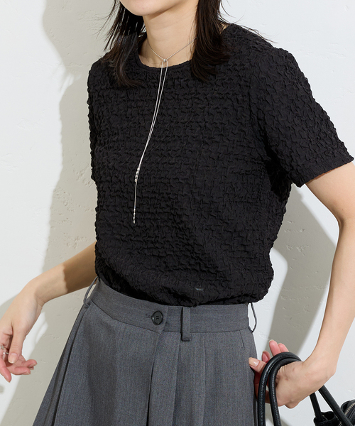 JOURNAL STANDARD シャーリングTシャツ JOURNAL STANDARD tシャツ シャーリングフィットTEE レディース
