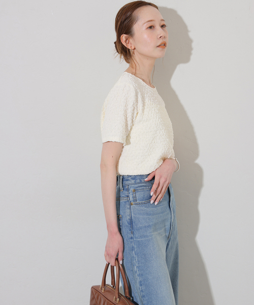 JOURNAL STANDARD シャーリングTシャツ JOURNAL STANDARD tシャツ シャーリングフィットTEE レディース