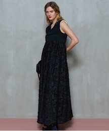 MAISON SPECIAL ワンピース Docking Jacquard Balloon Dress