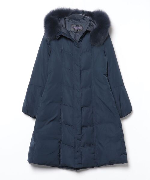 RUIRUE BOUTIQUE ダウンコート　ダウンジャケット　ネイビー　Ｍ RUIRUE BOUTIQUE（ルイルエブティック） ダウンコート L ネイビー