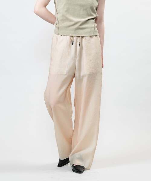 ASTRAET パンツ 「ASTRAET」シアー ウエストドローコード ワイド ASTRAET パンツ 「ASTRAET」シアー ウエストドローコード ワイド