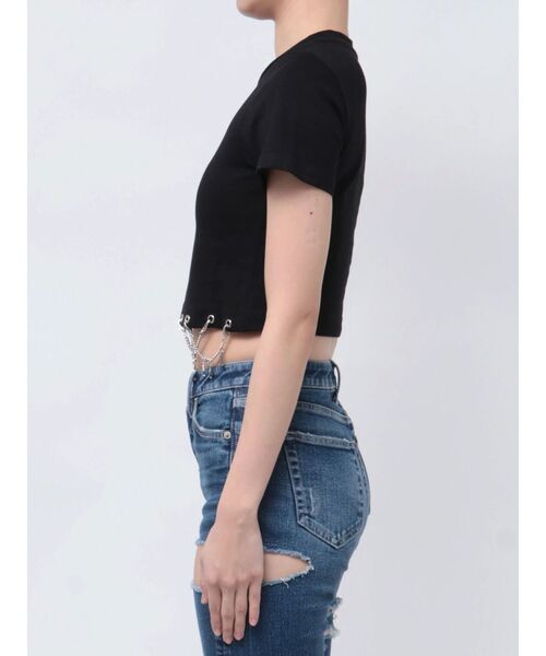 tシャツ GYDA chaincharm トップス レディース セール】GYDA chaincharm トップス（Tシャツ/カットソー）｜GYDA