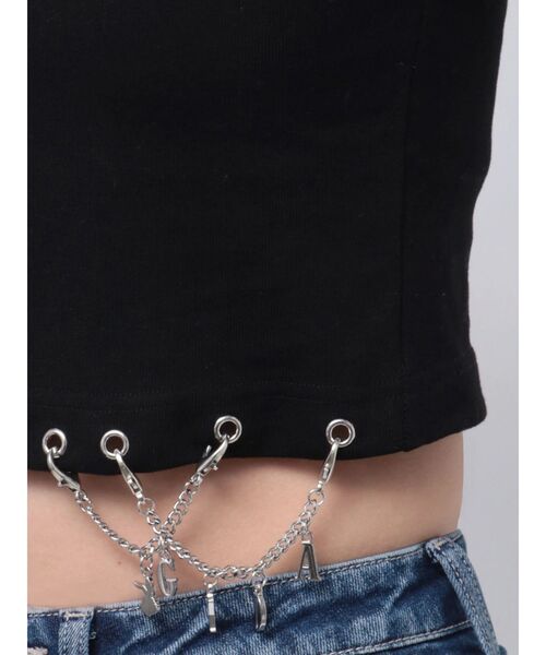 tシャツ GYDA chaincharm トップス レディース GYDA tシャツ chaincharm トップス レディース : ZOZOTOWN Yahoo