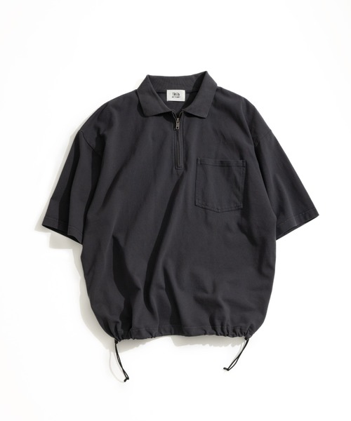 WETTEMPT ポロシャツ HALF ZIP PIGMENT POLO / ハーフジップピグメント