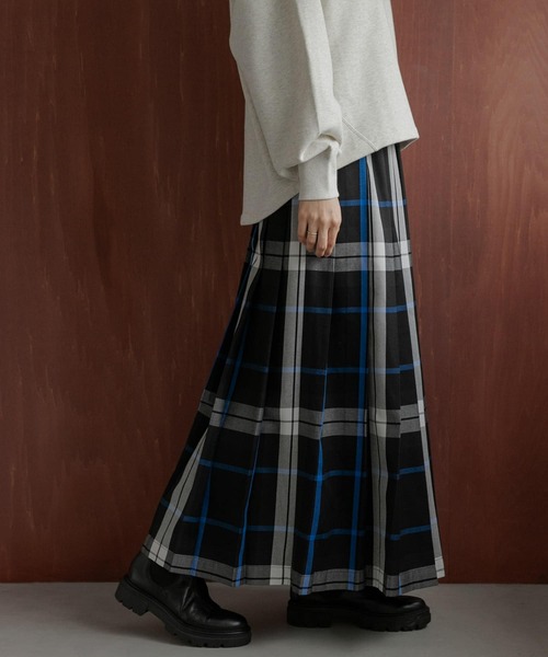 アーバンリサーチ　サニーレーベル チェックプリーツスカート 36 URBAN RESEARCH Sonny Label 「URBAN Label」 プリーツスカート