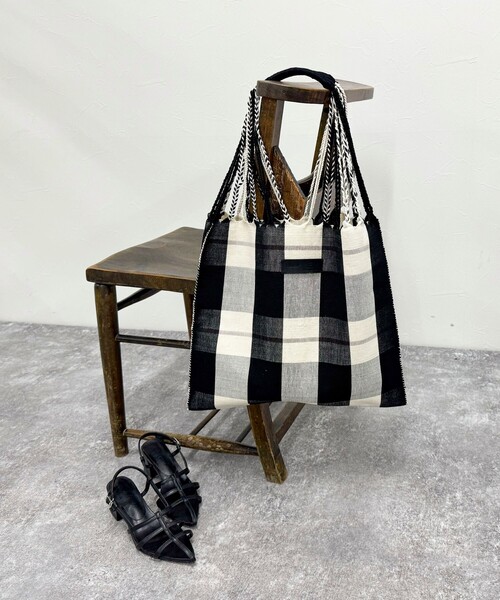 【存在感】MoonBird　ムーンバード　ハンモッグバック　トートバック　織り柄 Moonbird/手織りのハンモックバッグ Lサイズ -軽くて丈夫な