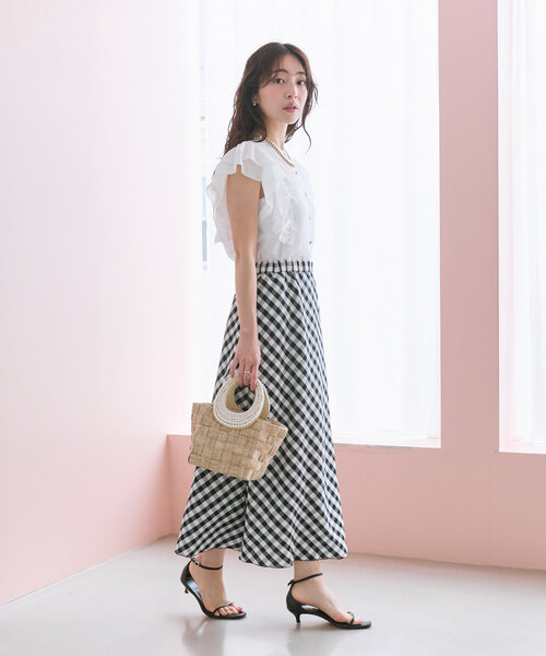 ブラウス シャツ 「最強お上品ブラウス」ラッフルフリルスリーブブラウス レディース La boutique BonBon｜【最強お上品ブラウス】ラッフルフリル