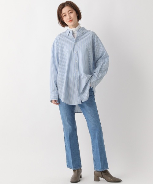 [A part by] обработка ботинки cut Denim брюки MEDIUM голубой женский 