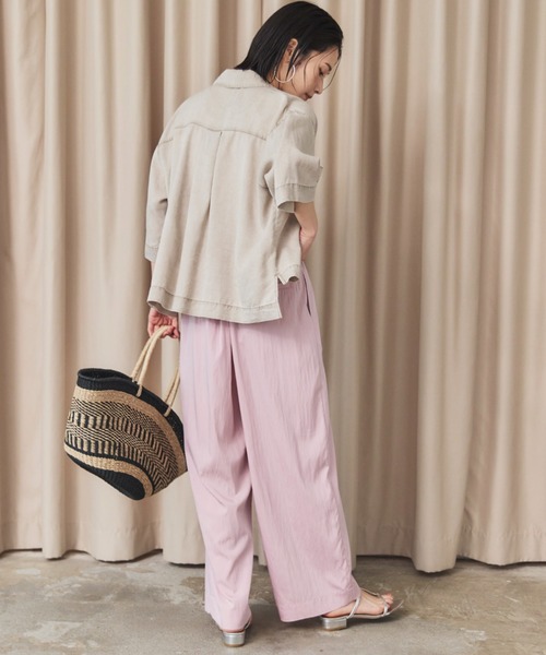 DOUX ARCHIVES（ドゥアルシーヴ） ブラウス シャツ バイオウォッシュ