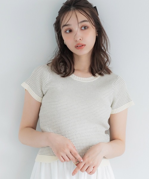 ニット セーター コンパクトニットトップ / Compact Knit Top レディース セール】コンパクトニットトップ / Compact Knit Top（ニット